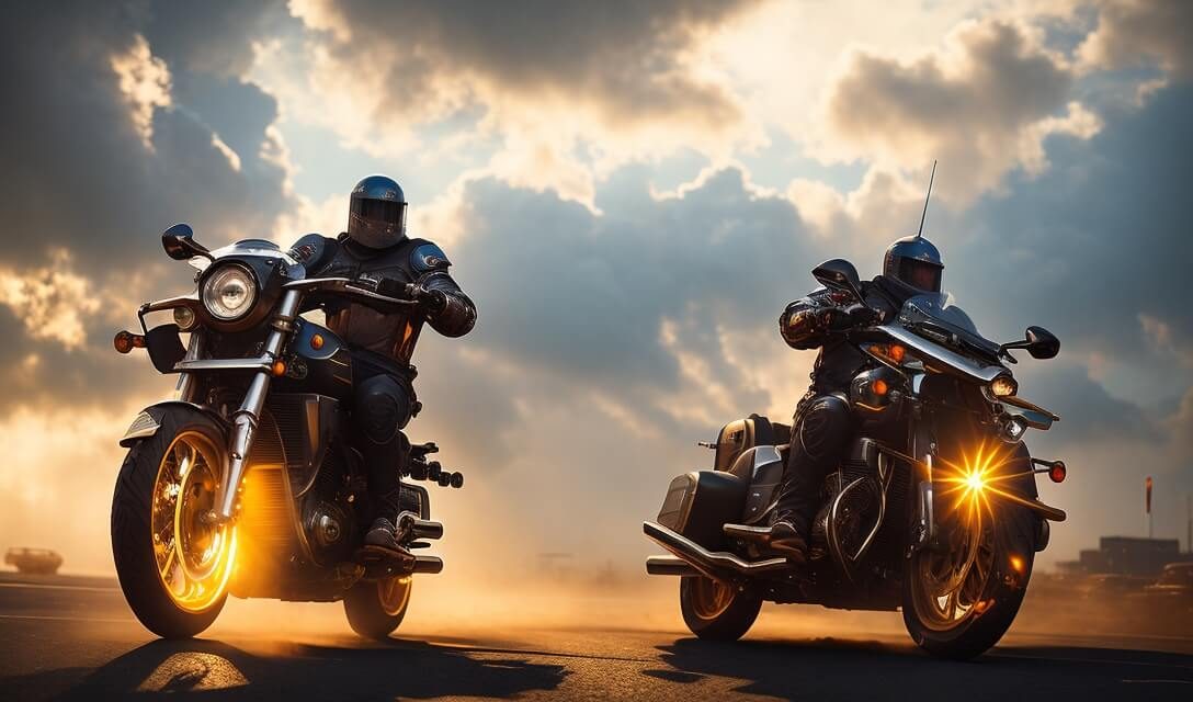 motorcycle wave